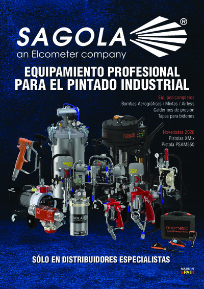 Folleto promocional pintado industrial