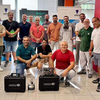 Sagola en el acabado de alta gama para el sector de náutica deportiva y de recreo: dos jornadas de formación con la gama IMRON MARINE (Axalta)